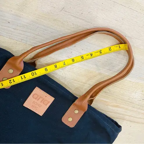 Aria NEW canvas leather tote bag