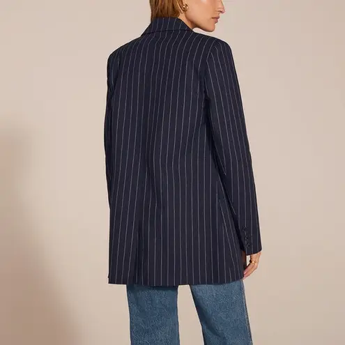 Favorite Daughter The Break Up Oversize Stretch Cotton Blazer Size XXS New w/Tag Blue