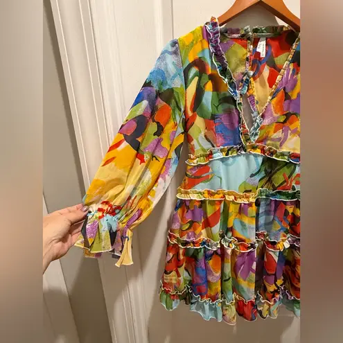 Truth NYC Multicolor Ruffle Women’s Dress size S