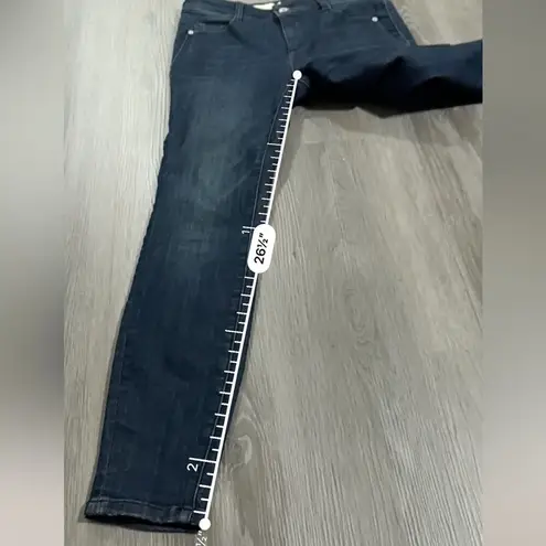 Pilcro Anthropologie Dark Wash Mid Rise Denim Legging Skinny Jeans Size 26