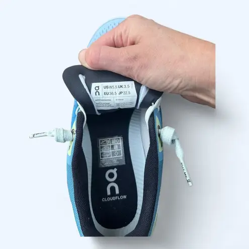 NEW On Cloudflow 3.0 Running Athletic Sneakers Women's 5.5 M Niagara Meadow Blue