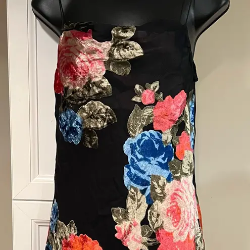 Show Me Your Mumu REVOLVE- Sabine Slip Dress in Midnight Fiesta Burnout Velvet XS