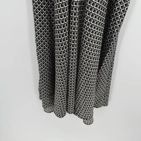 Alyn Paige NY Geometric Satin Halter Formal Y2k Dress Size 4