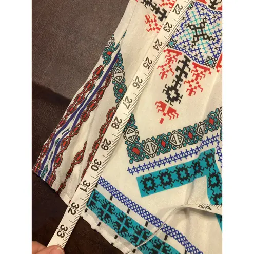 Hemant & Nandita x Revolve Silk‎ Boho Dress M Embroidered Tassel Belt Festival White Size M - Image 14