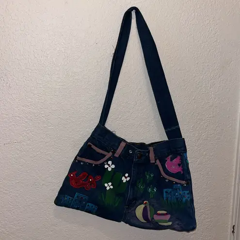 Vintage Denim Bag • Hand