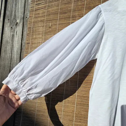 Velvet graham & spencer simpson cotton slub tee S White