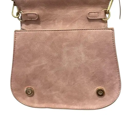 Urban Expression Urban Expressions Khloe Woven Vegan Leather Convertible Flap Crossbody Bag