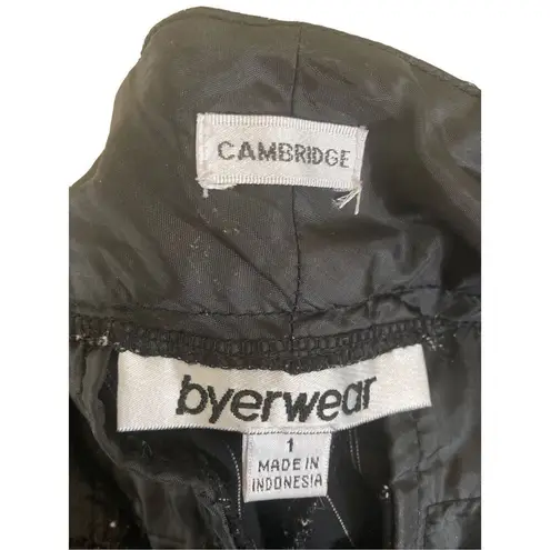 Byerwear Pants Workwear Occupational Formal Dressy Work Preppy Wedding Black Size undefined