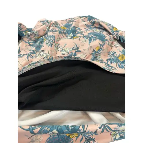 BlackStrap Floral Performance Top Women’s L USA Made Sun Shirt UPF Base Layer Size L