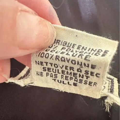 Vintage April Cornell Maxi Dress Small Minimalist Black Whimsygoth Witchy Goth