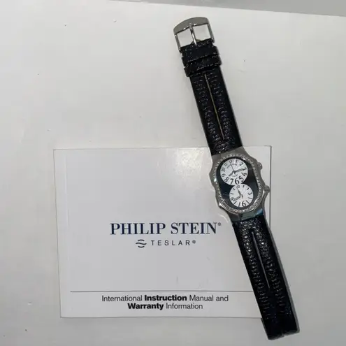 Philip Stein Diamond Teslar Watch w/extra strap
