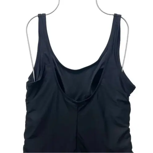 Catalina One Piece Swimsuit Black & White Mesh Side Panel Women’s Size Medium