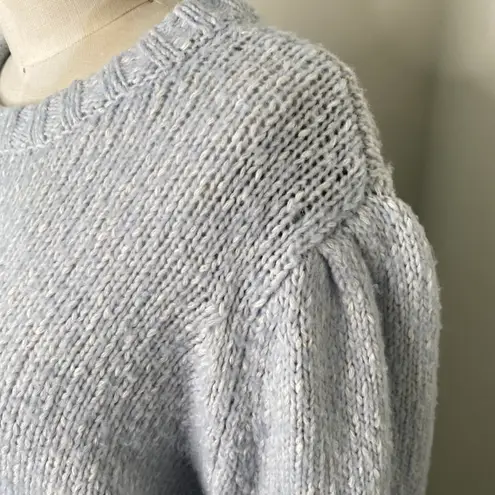 Popsugar Blue Marled Chunky Knit Sweater