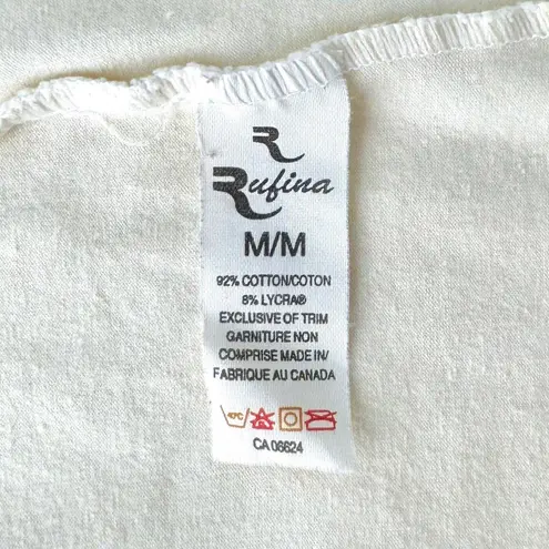 Vintage Cream Workout Romper White Size M