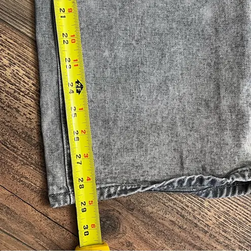 Pink Bow Embroidered Pockets Gray Wash Jeans Ashley Moore Denim Sz 9 / 29