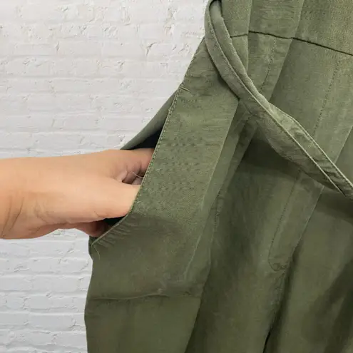 French Connection  Trooper Tencel Olive Jumpsuit 8