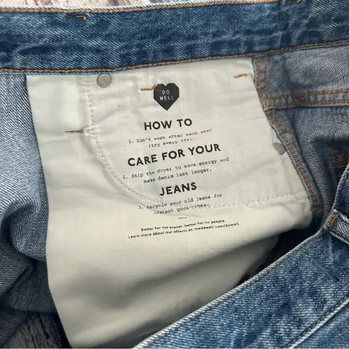 Madewell  Rigid A-Line Blue Denim Skirt