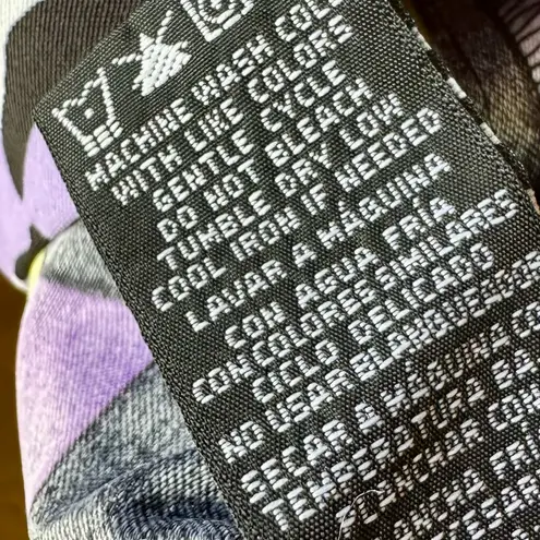 Ronni Nicole Purple Green Abstract Dress Bold Working Girl 90s Vibes Artsy Glam