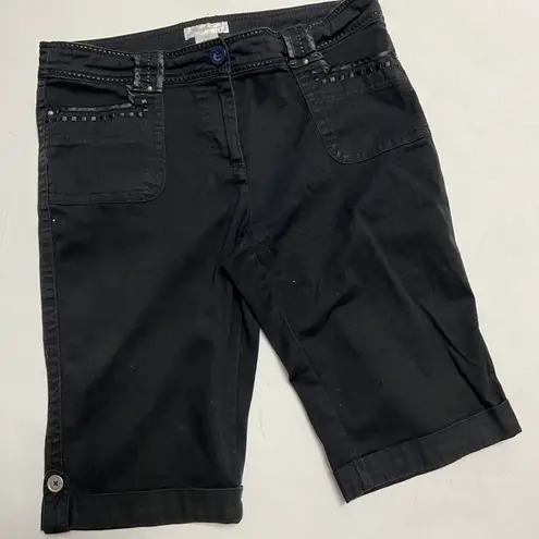 Dressbarn Black Bermuda Shorts