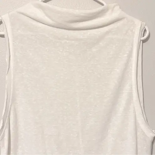 Free People  Madrid Sleeveless Top‎ Tank White Large OB554873