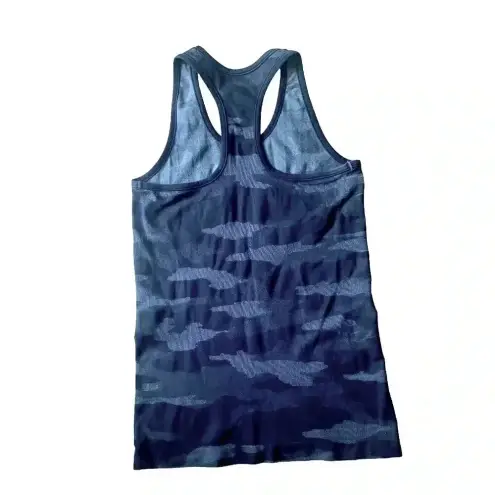 Athleta  Tank Top Womens‎ XS Speedlight Black Camo Racerback Seamless Breathable