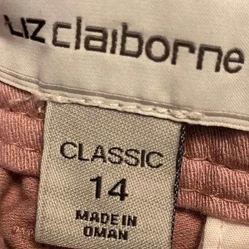 Liz Claiborne  Blush Pink Shorts Women's Sz 14