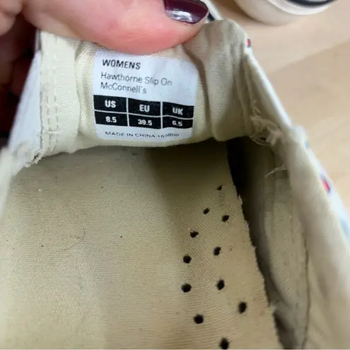 Seavees McConnells Fine Ice Cream Hawthorne Slip On Sneakers 8.5