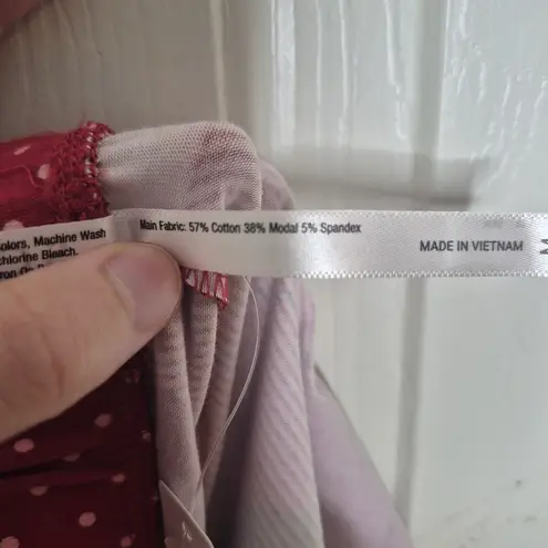 Soma Red Plaid Pajama Shorts Holiday Loungewear Size Medium NWT