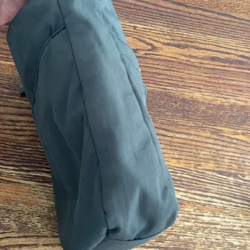 Baggallini Gray Nylon Top Zip Purse Shoulder Bag Crossbody