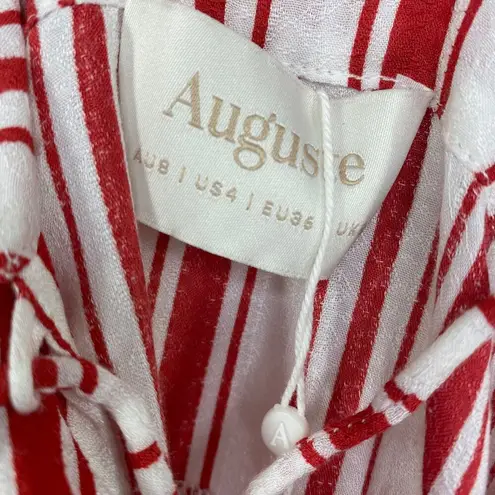 Auguste The Label Womens Mini Dress Riviera Poolside Crimson Red Size 4 Summer