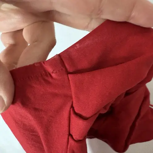 Stop Staring Retro Wiggle Dress Large Red Thin Strap Pinup Rockabilly 50s 60s