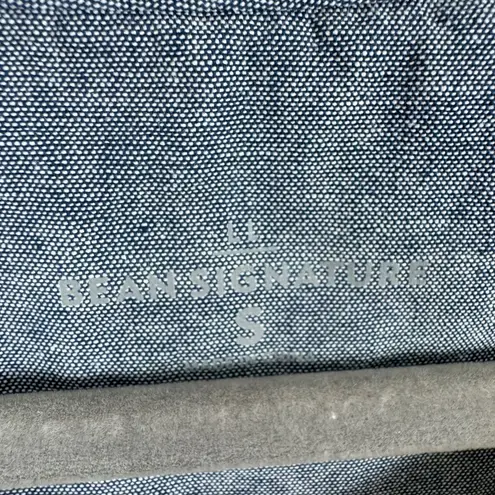 L.L. Bean Signature 100% Cotton Red Blue White Striped T