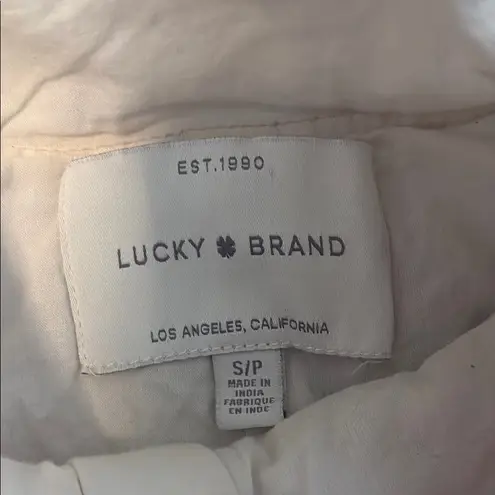 Lucky Brand  White Quilted Jacket