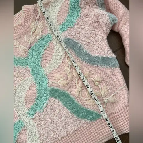 Jaclyn Smith 90s Vintage Pastel Sweater size Small Coquette