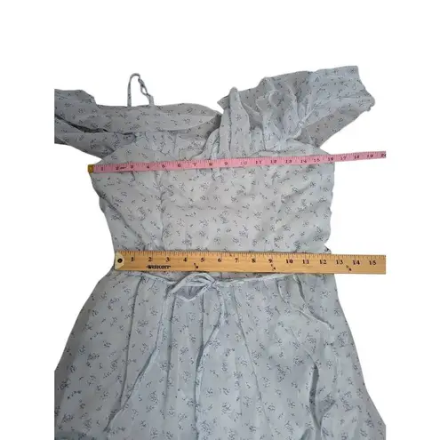 Abercrombie & Fitch  floral asymmetrical tiered flowy dress Medium