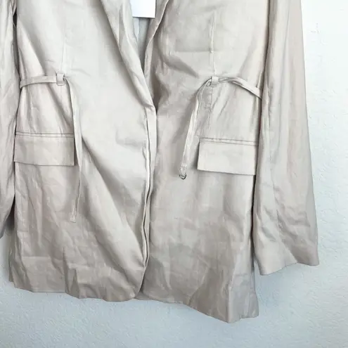 L'Academie Revolve Danika Beige Blazer Dress