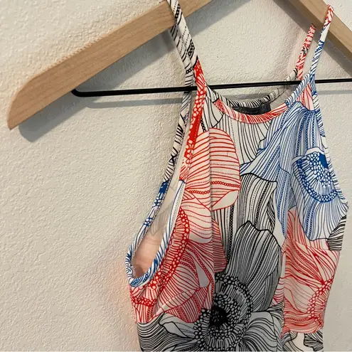 Soprano ‎ Multicolored Floral Print Sleeveless Pleated Fit & Flare Dress Size S - Image 9