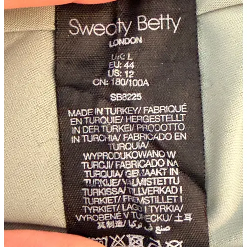 Sweaty Betty London Green Athleisure Swing Dress Athletic Tank Style Size L