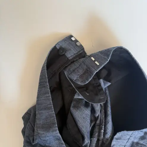 Club Monaco Women's Blue Scalloped Hem Shorts Size 4 Casual Lightweight