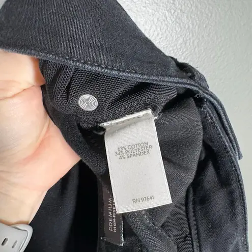 J Jill Denim Women's Premium Flex Black High Rise Leggings Jeggings