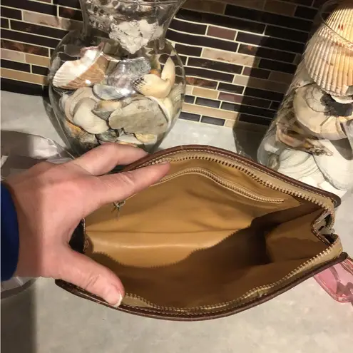 CELINE  MACADAM ZIP OP POUCH