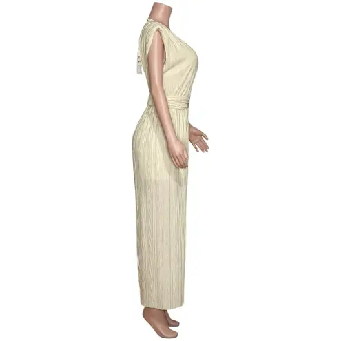 SABINA MUSÁYEV Galliano Jumpsuit, Ivory, Medium