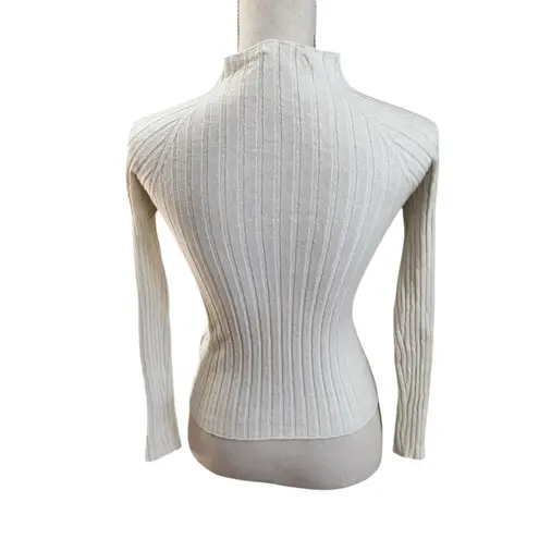 Sézane Sezane Charly Ribbed Jumper in ecru Small