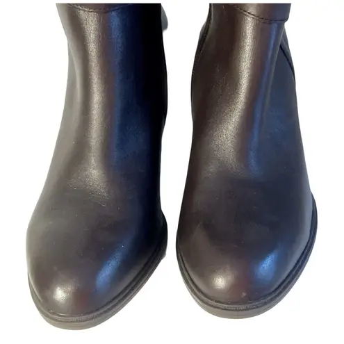 Giani Bernini Boots Womens 9.5 Brown Dress Boots Heeled Memory Foam Zip