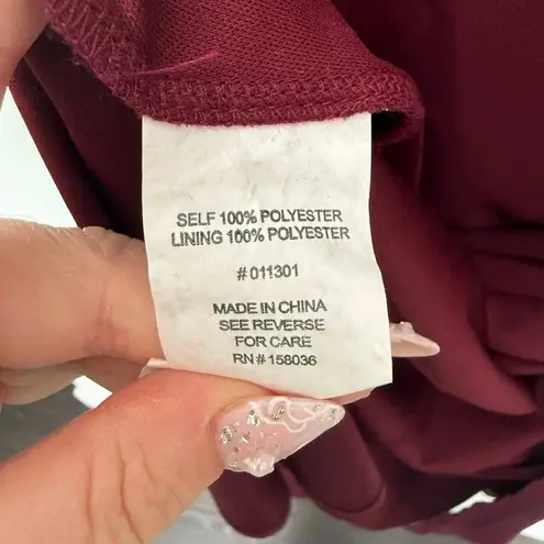 Birdy Grey Women’s XS Maroon Cabernet Grecian Dress