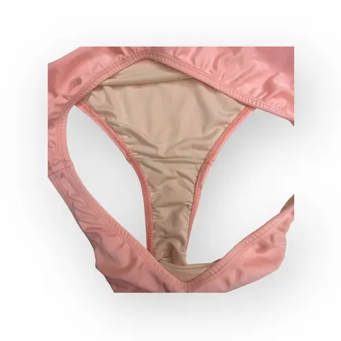 Shoshanna ☀︎︎ Flutter Halter Bikini Set with String Side Tie Detail ☀︎︎ Coral XL