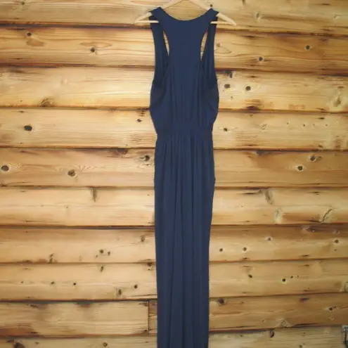 The Odells Blue Soft Tencel Jumpsuit Pants Blue Size L