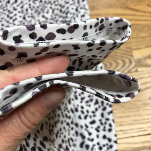 Balance Collection Leggings White Cheetah Leopard Print