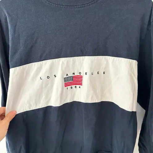 Brandy Melville Los Angeles 1984 USA John Galt Pullover Long Sleeve 