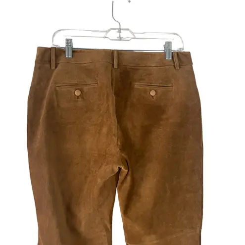 Skotts Suede Vintage 90s Women's Size 12 100% Suede Tan Bootcut Pants